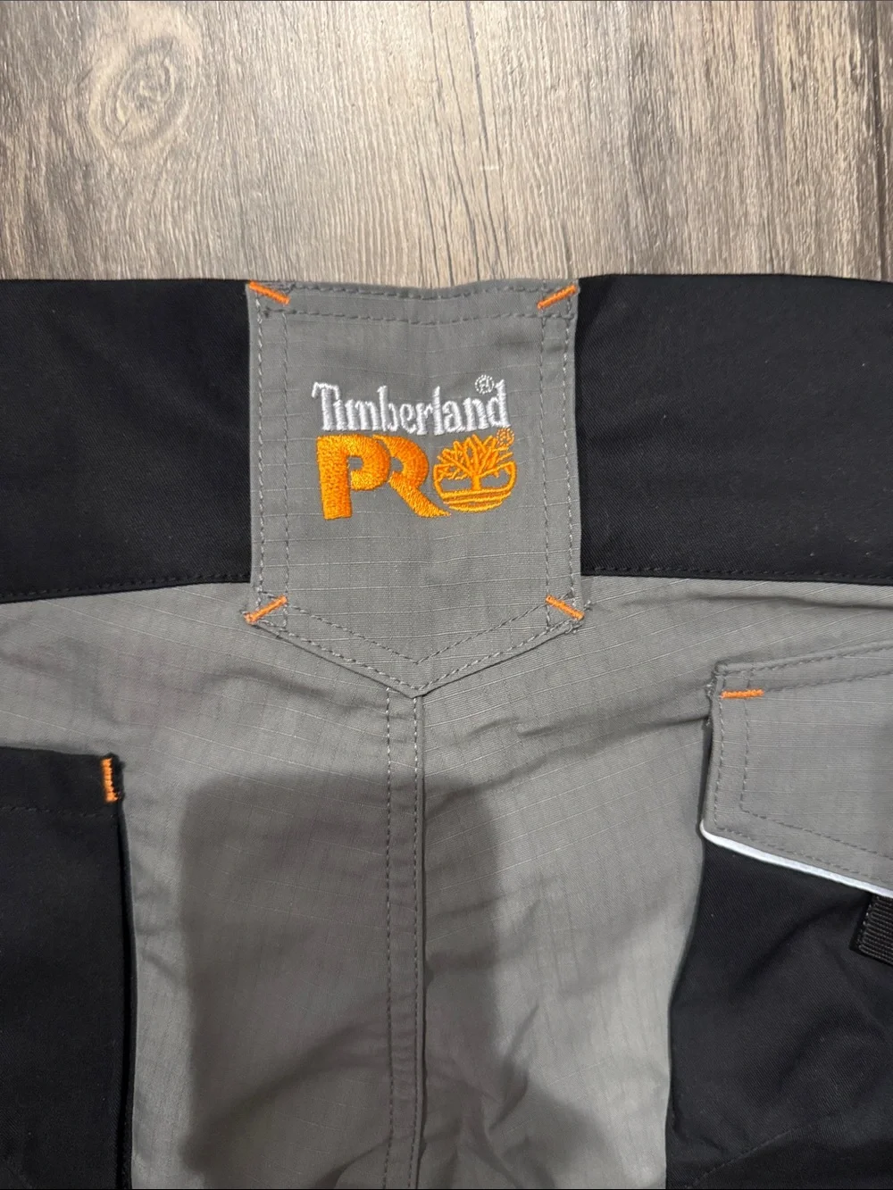 Timberland PRO Gray and Black Cargo Work Shorts